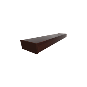 Parapet renowacyjny PVC komorowy - Orzech  - 2