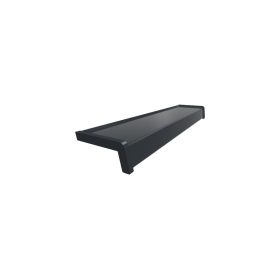 Parapet aluminiowy standardowy - Antracyt 7016  - 2
