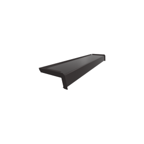 Parapet aluminiowy standardowy - Ciemny Brąz 8019  - 3
