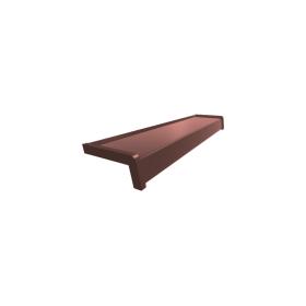 Parapet stalowy standard - Brąz 8017  - 2