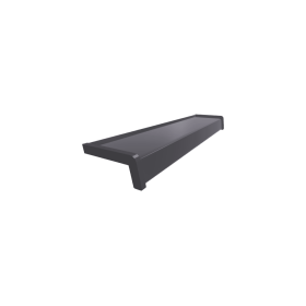 Parapet stalowy standard - Grafit 7024  - 2