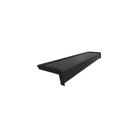 Parapet stalowy standard - Czarny 9005  - 2