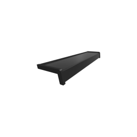 Parapet stalowy standard - Czarny 9005  - 3