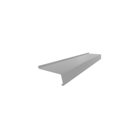 Parapet stalowy standard - Srebrny 9006  - 1