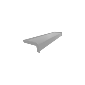 Parapet stalowy standard - Srebrny 9006  - 3