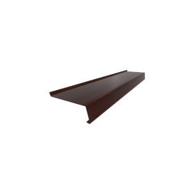 Parapet stalowy standard drewnopodobny - Orzech  - 1