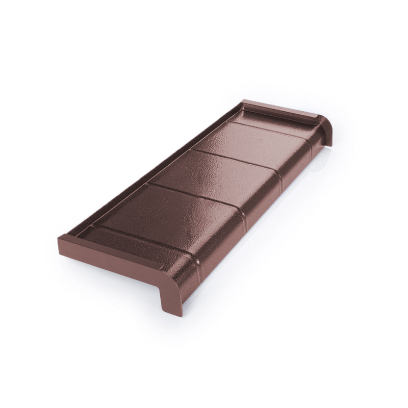 Parapet aluminiowy płytka softline - Antyk Miedź  - 1