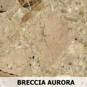 Parapet z aglomarmuru - Breccia Aurora  - 2