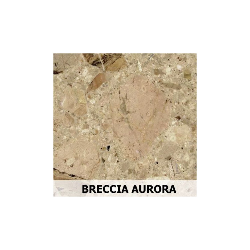 Parapet z aglomarmuru - Breccia Aurora  - 2