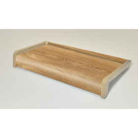 Parapet stalowy softline drewnopodobny - Dąb Turner  - 1