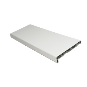 Parapet komorowy PVC - Biały Gładki  - 2